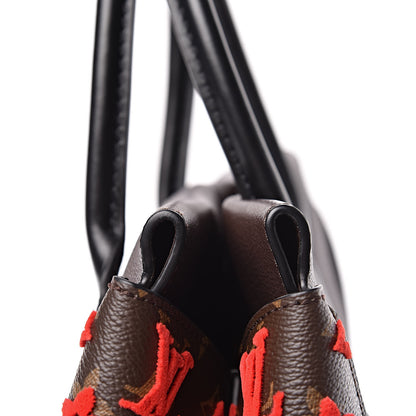 Louis Vuitton Veau Cachemire Tote W PM Chocolate 9 of 13