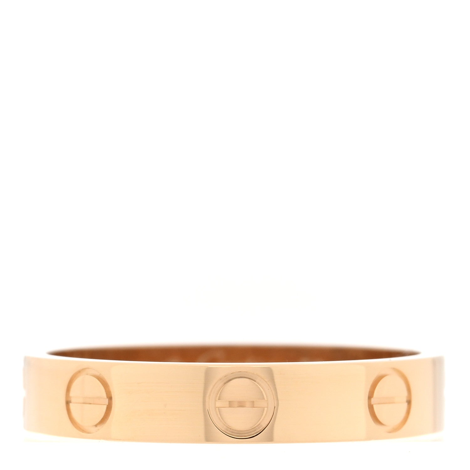 Cartier 18K Yellow Gold 3.5mm LOVE Wedding Band Ring 53 6.5 1 of 5