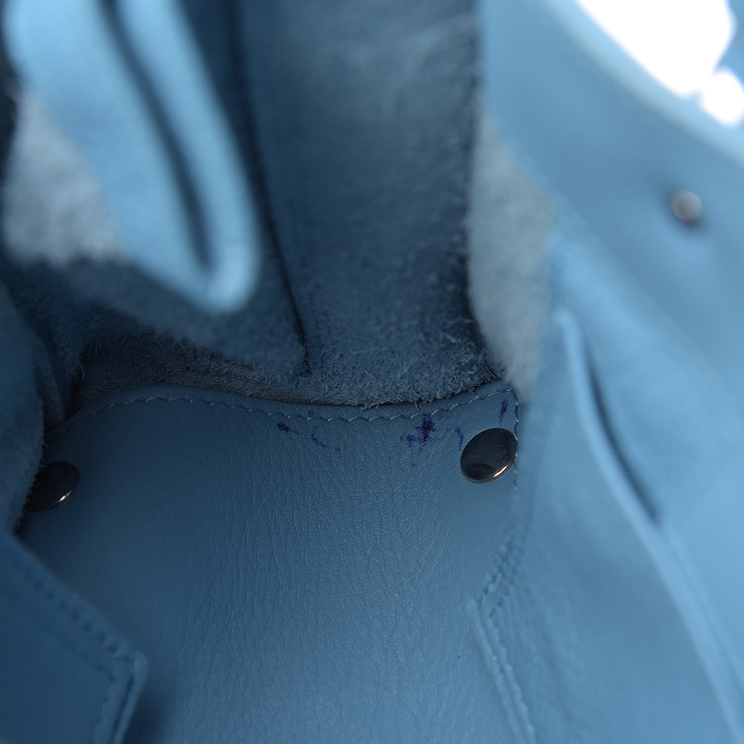 Balenciaga Supple Calfskin Papier Mini A4 Zip Around Tote Bleu Azur Clair 11 of 11