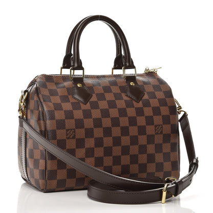 Louis Vuitton Damier Ebene Speedy Bandouliere 25 4 of 8