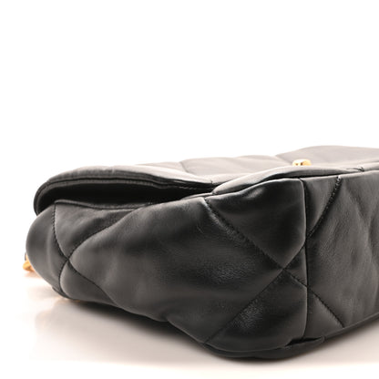 Chanel Lambskin Quilted Medium Chanel 19 Flap Black 9 of 11