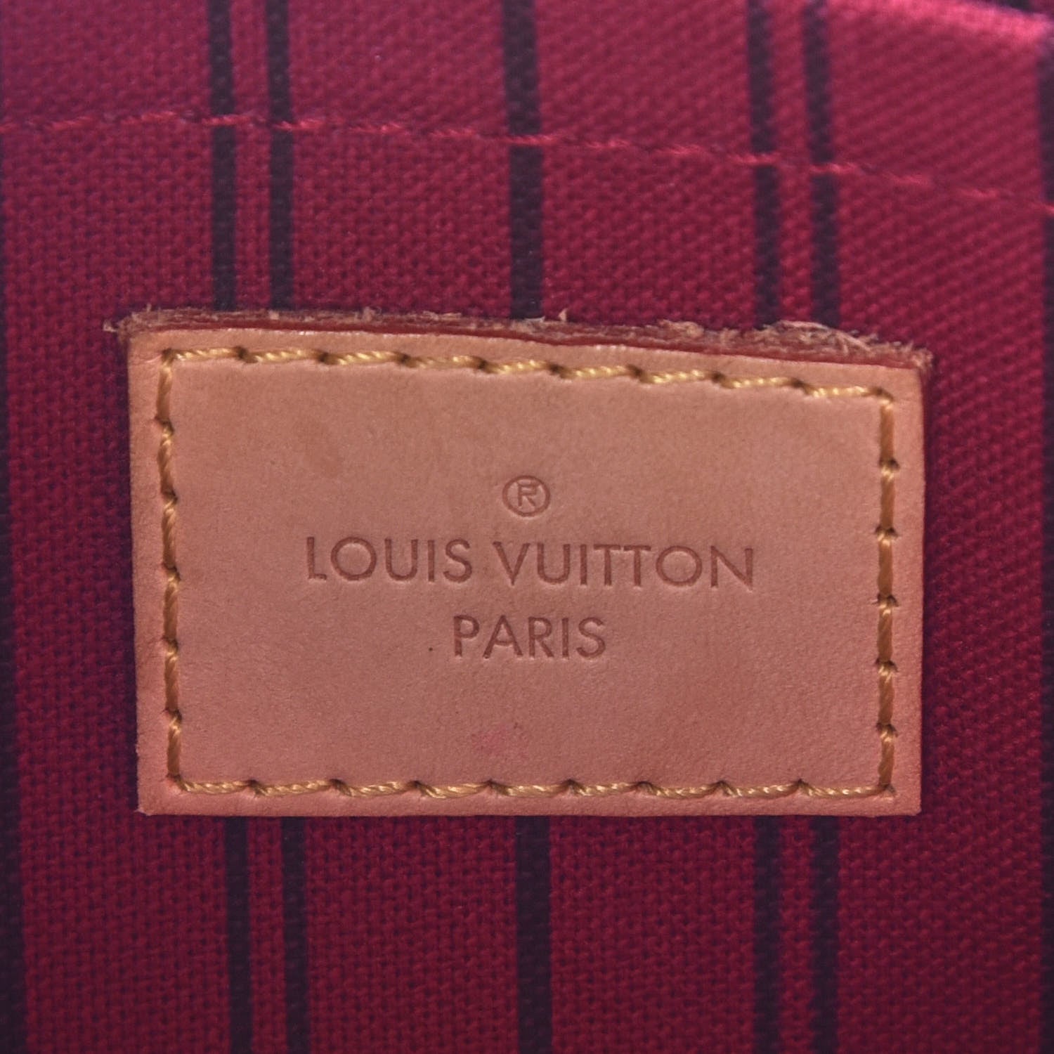 Louis Vuitton Monogram Neverfull MM GM Pochette Pivoine 6 of 10