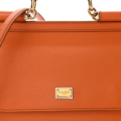 Dolce & Gabbana Dauphine Medium Miss Sicily Satchel Mandarino 10 of 16