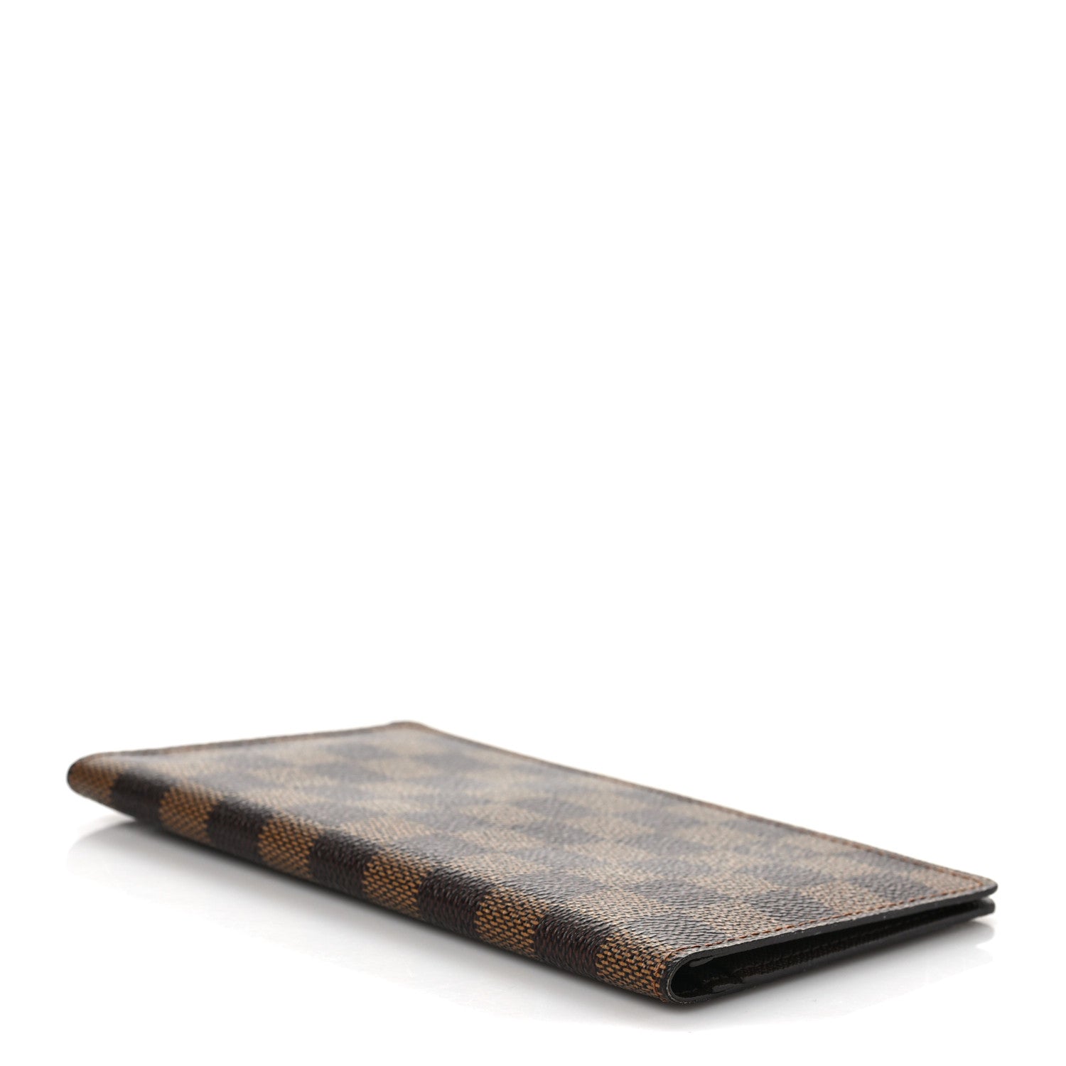 Louis Vuitton Damier Ebene Checkbook Cover Wallet 4 of 10