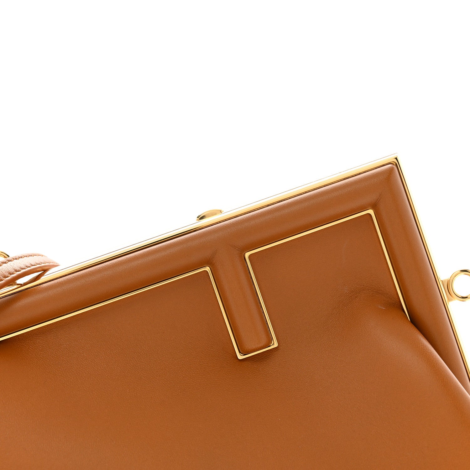 Fendi Shiny Nappa Small Fendi First Caramello 8 of 12