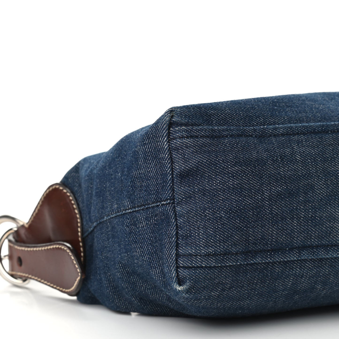 Denim Shoulder Bag Bleu