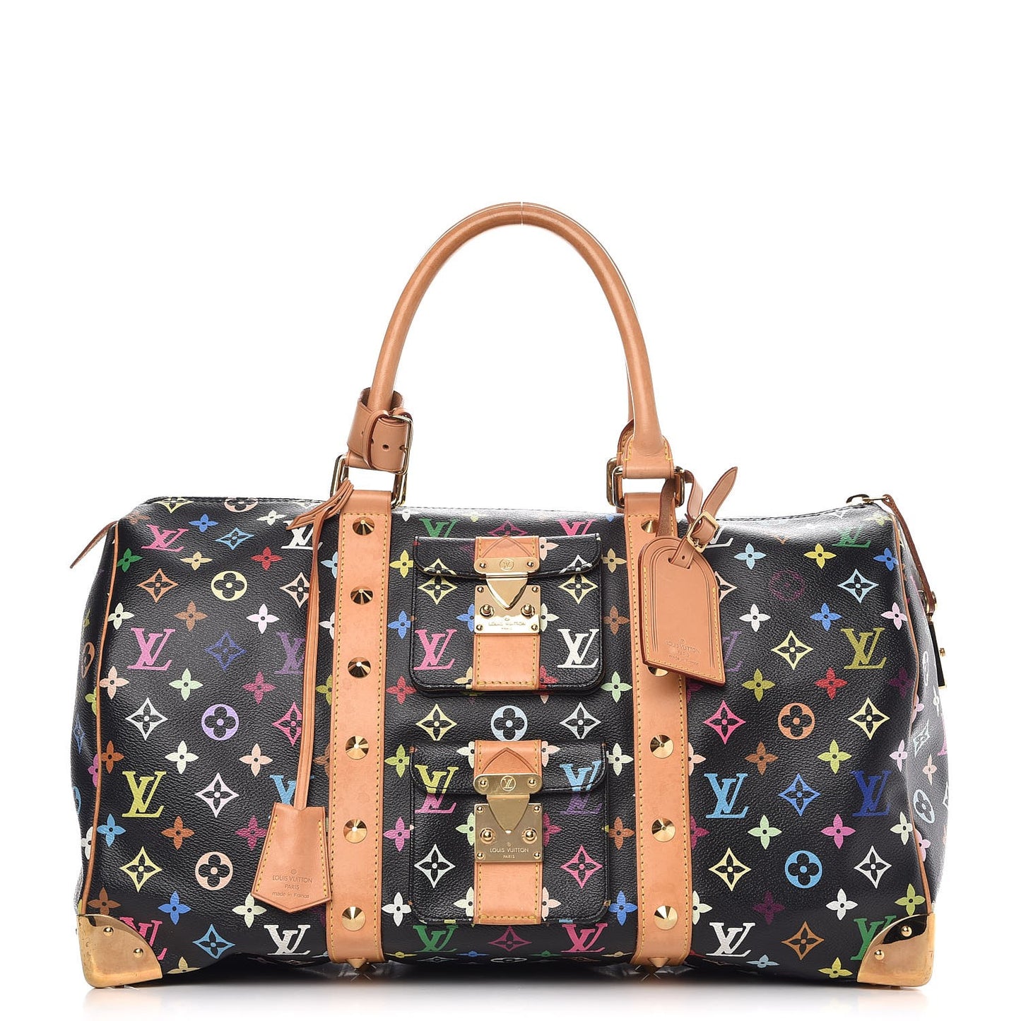 Monogram Multicolor Keepall 45 Black
