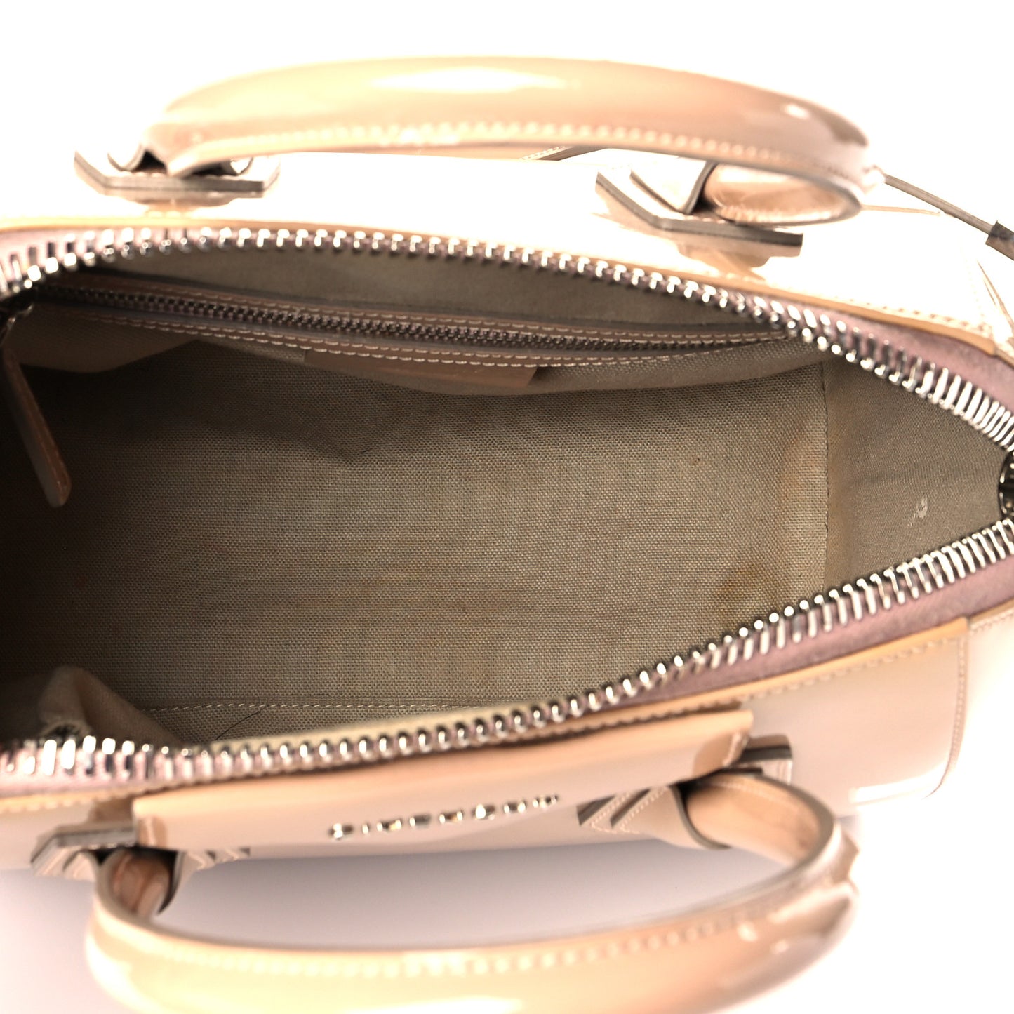 Patent Calfskin Small Antigona Pink