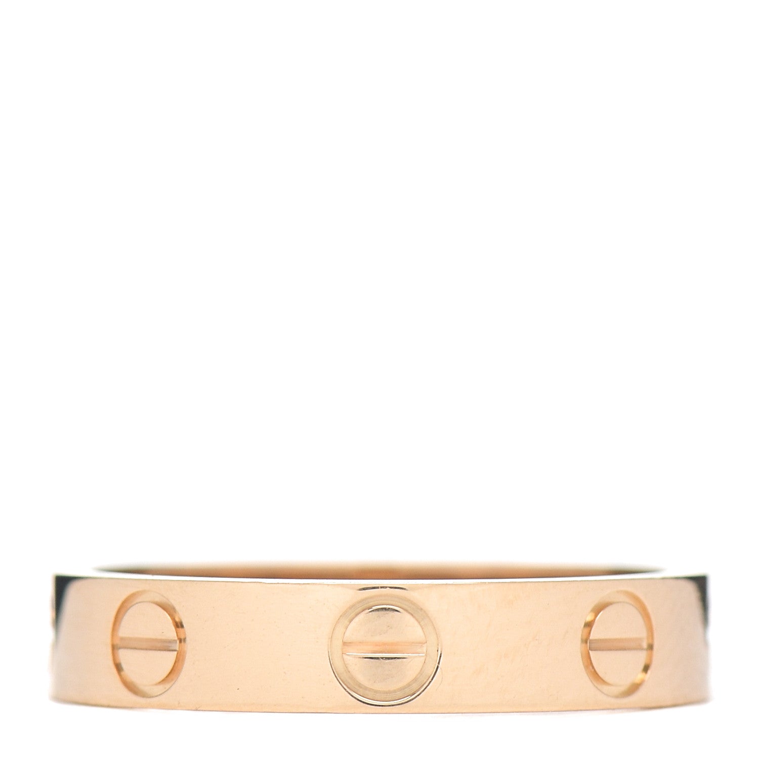 Cartier 18K Pink Gold 3.5mm LOVE Wedding Band Ring 50 5.25 3 of 5