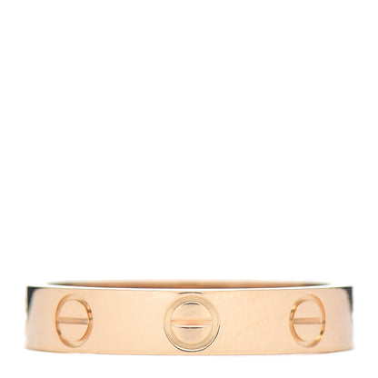Cartier 18K Pink Gold 3.5mm LOVE Wedding Band Ring 50 5.25 3 of 5