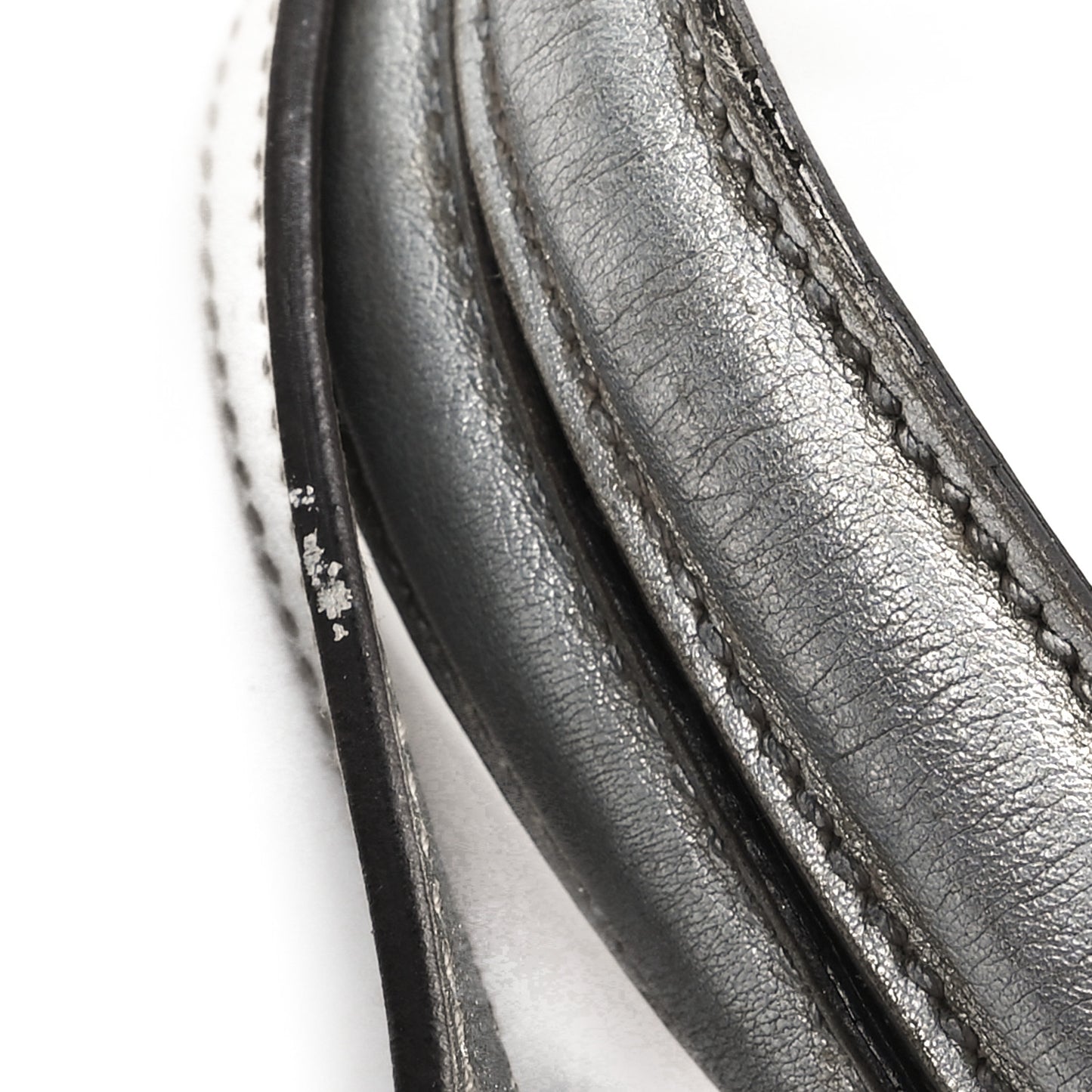 Metallic Guccissima Medium Britt Tote Silver