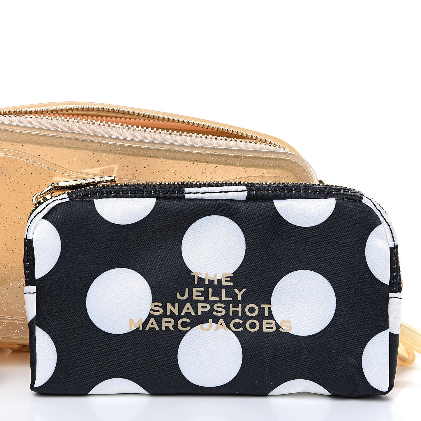 Jelly Glitter Small Snapshot Camera Bag Gold Silver