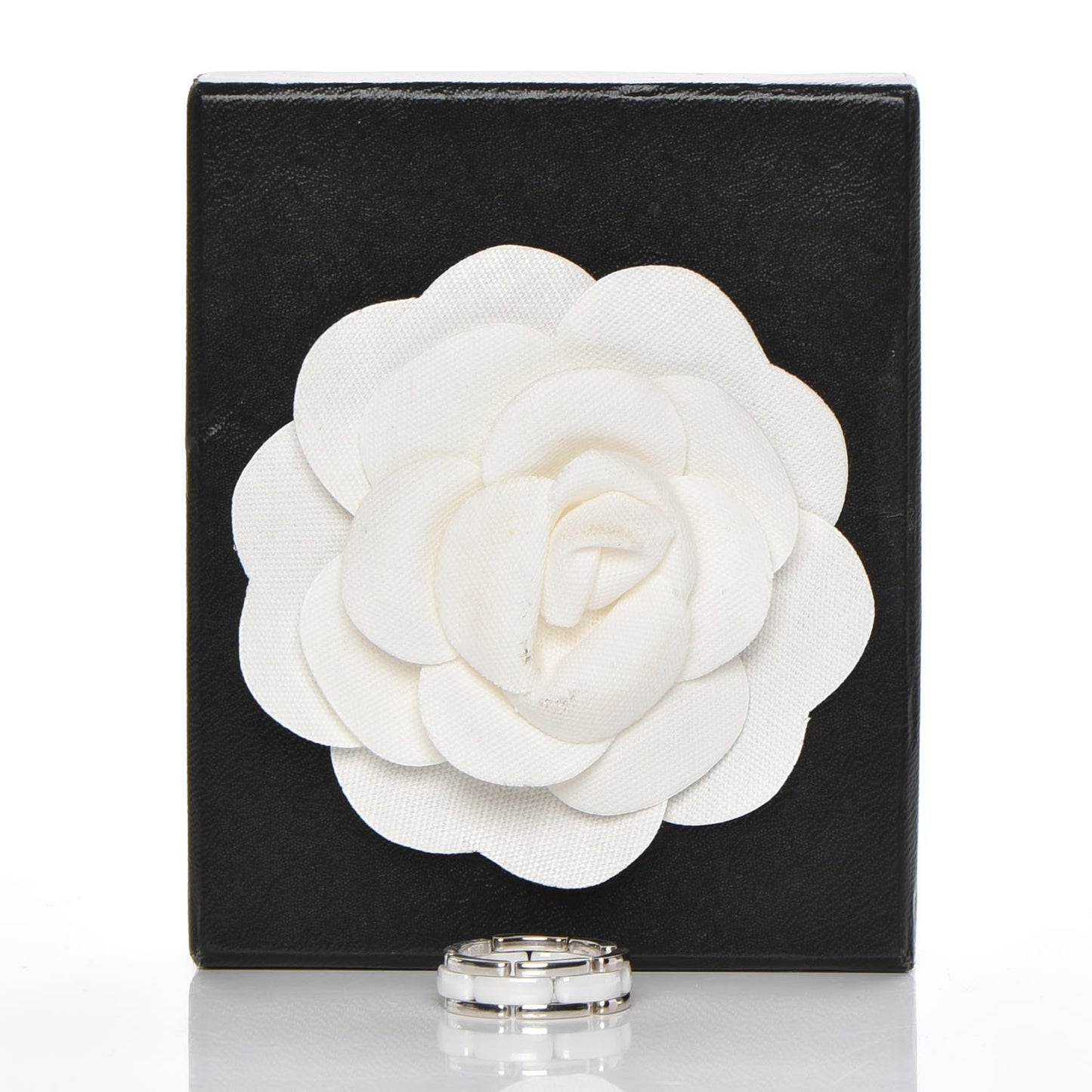 18K White Gold Ceramic Medium Ultra Ring 8.5 White