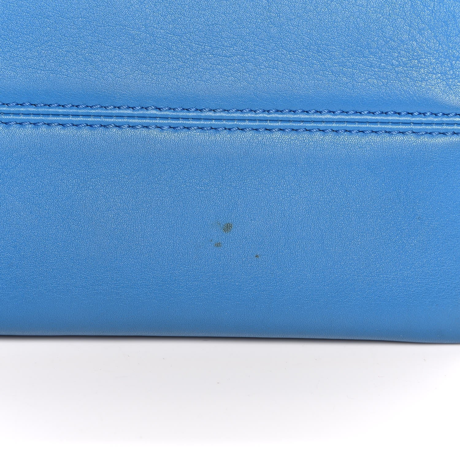 Fendi Vitello Dolce Medium By The Way Boston Bag Blue Royal 9 of 16