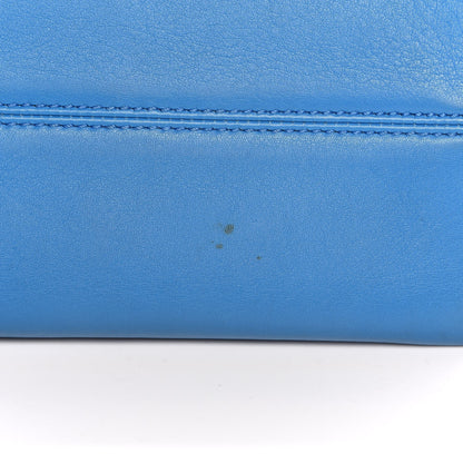 Fendi Vitello Dolce Medium By The Way Boston Bag Blue Royal 9 of 16