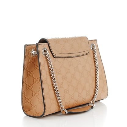 Gucci Guccissima Small Emily Chain Shoulder Bag Camelia 3 of 7