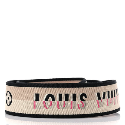 Louis Vuitton Jacquard Speedy Bandouliere 20 Shoulder Strap Black 2 of 3