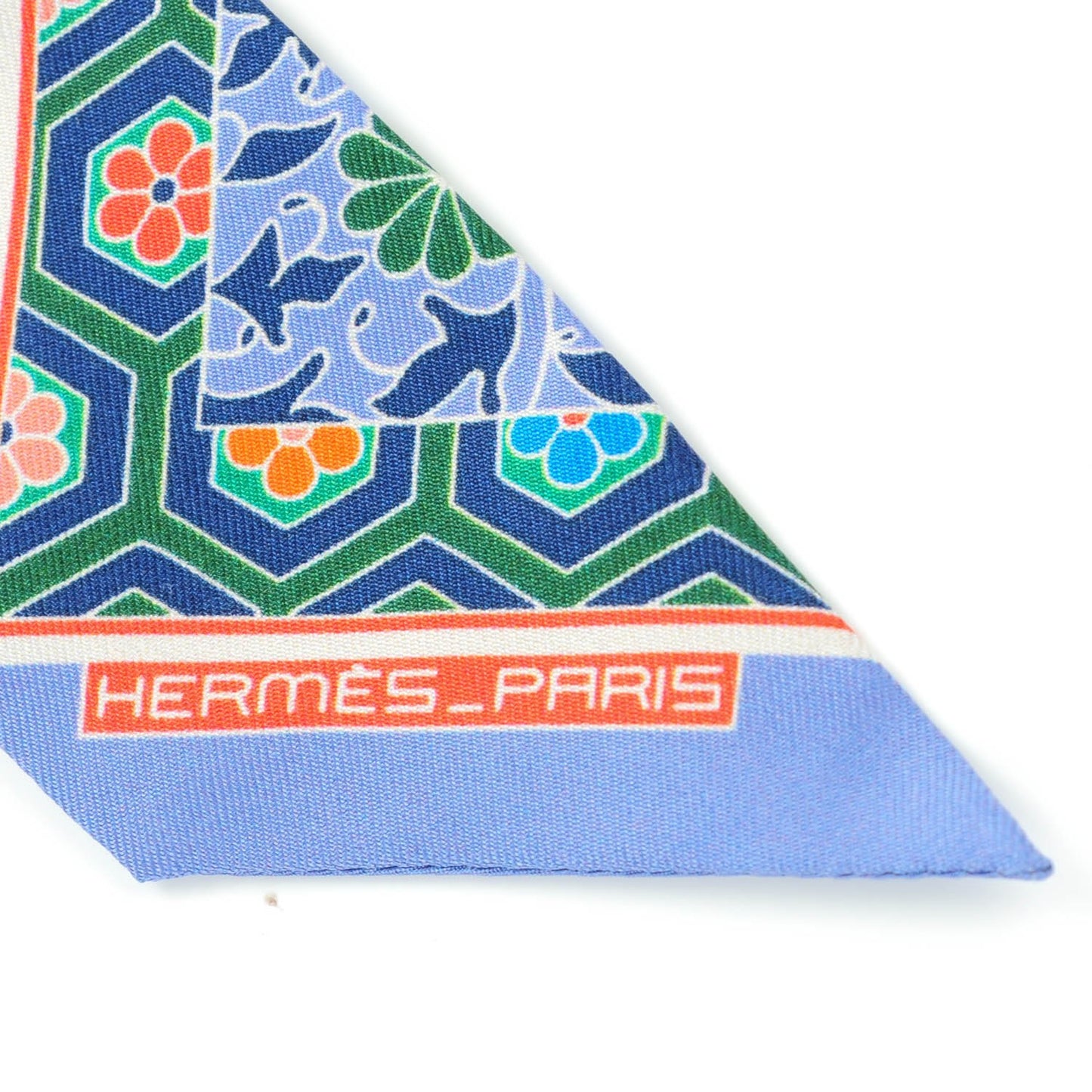 Silk Collections Imperiales Twilly Lavande Bleu Orange