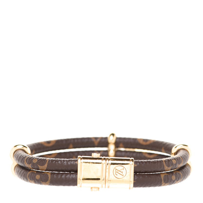 Louis Vuitton Monogram Keep It Twice Bracelet 17 3 of 5
