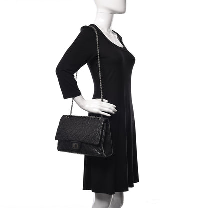 Chanel Aged Calfskin Quilted 2.55 Reissue 227 Flap Black 2 of 9
