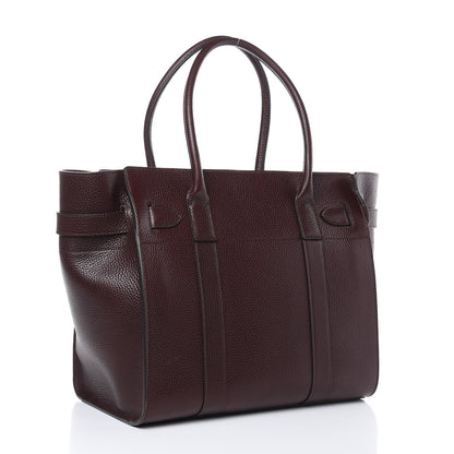 Mulberry Grain Vegetable Tanned Calfskin Zipped Bayswater Oxblood 3 of 8