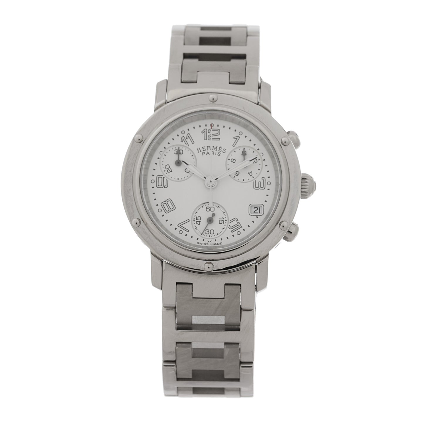 Stainless Steel 31mm Clipper Chronograph Quartz Watch