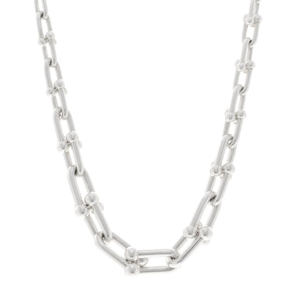 Tiffany Sterling Silver HardWear Graduated Link Necklace 1 of 6