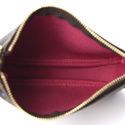 Louis Vuitton Monogram 2020 Christmas Animation Roller Coaster Mini Pochette Accessories Pivoine 6 of 8