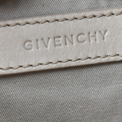 Givenchy Nubuck Crocodile Embossed Elme Tote Beige 6 of 11