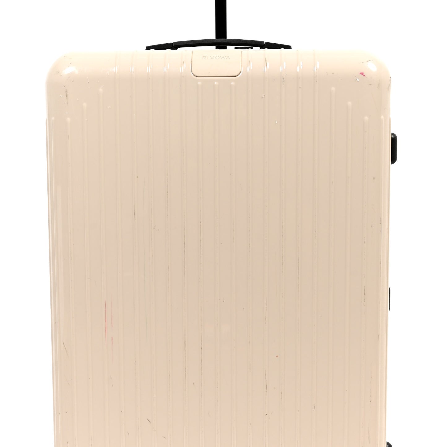 Gloss Polycarbonate Essential Lite Check-In L Ivory Beige