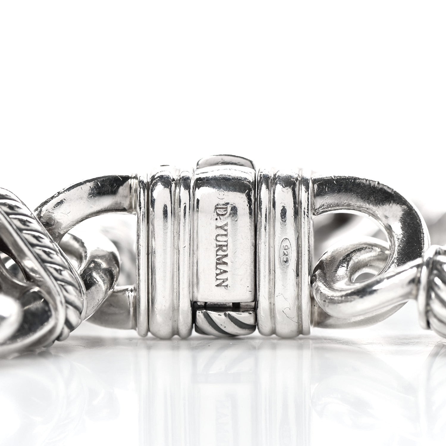 David Yurman Sterling Silver Madison Link Chain Necklace 4 of 6
