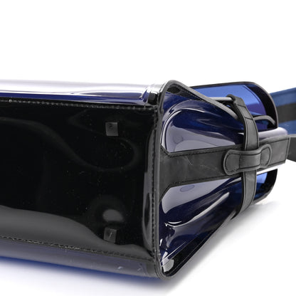 Delvaux PVC Tempete Dark Night Satchel Blue De Prusse 9 of 9