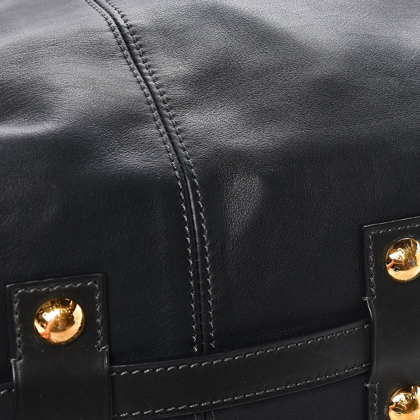 Calfskin Sac Louis Black