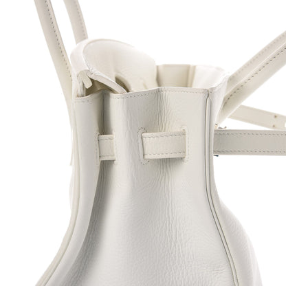 Hermes Taurillon Clemence Birkin 35 White 25 of 37