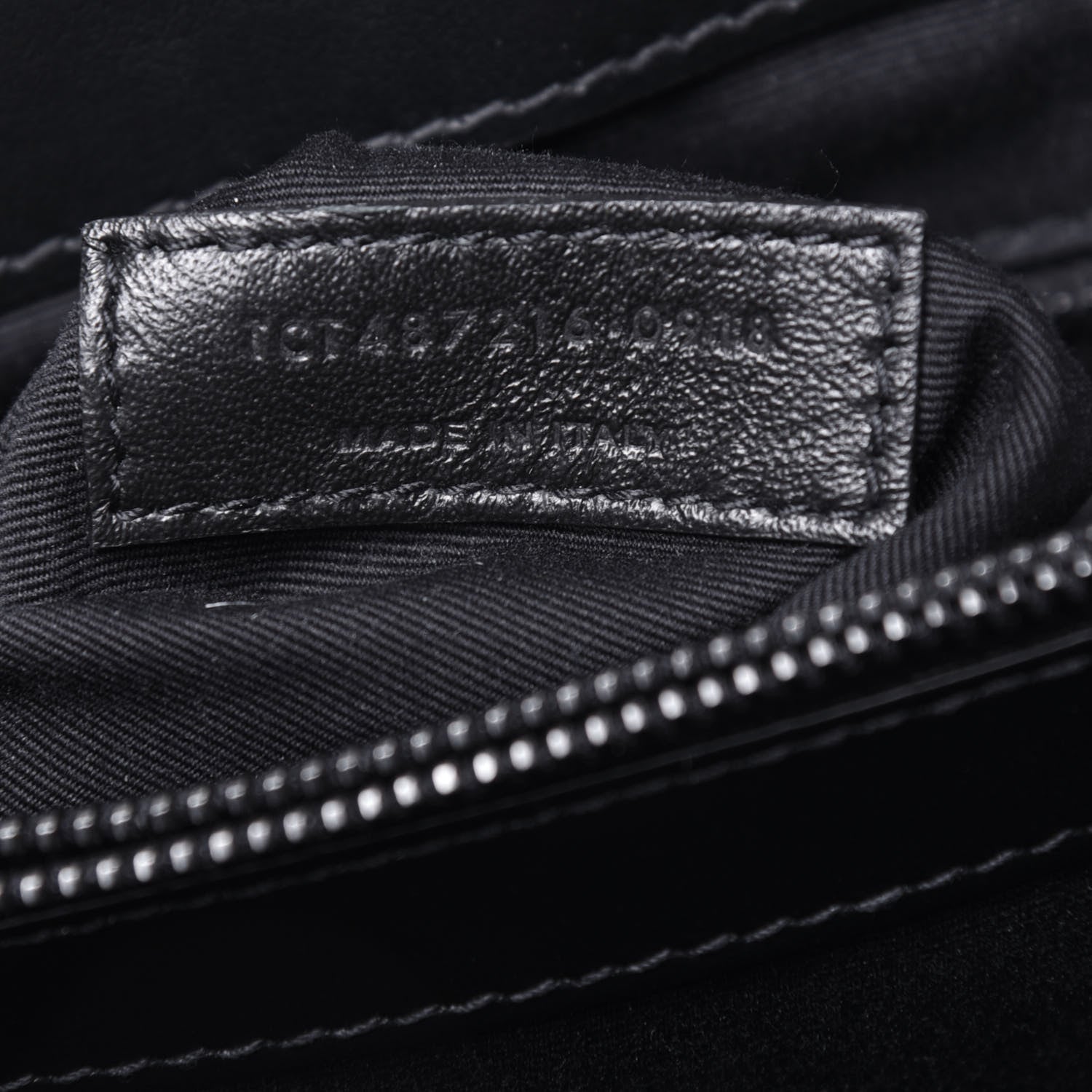 Saint Laurent Calfskin Y Quilted Monogram Medium Loulou Chain Satchel Black 8 of 14
