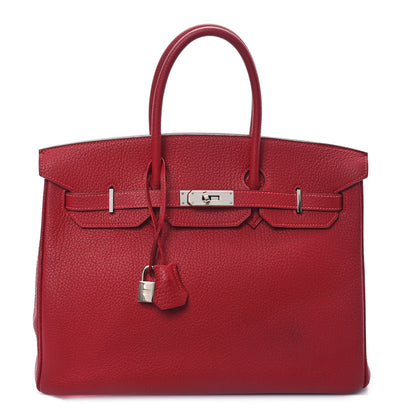 Hermes Togo Birkin 35 Rouge Vif 1 of 13