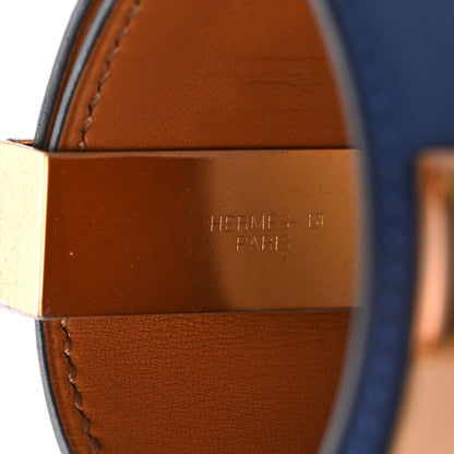Hermes Swift Collier de Chien CDC Bracelet T2 Bleu Agate 4 of 5