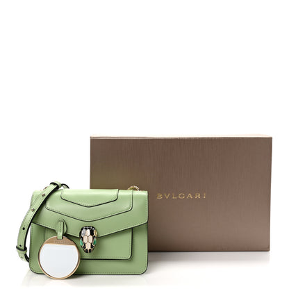Bulgari Calfskin Serpenti Forever Small Crossbody Bag Green 9 of 9