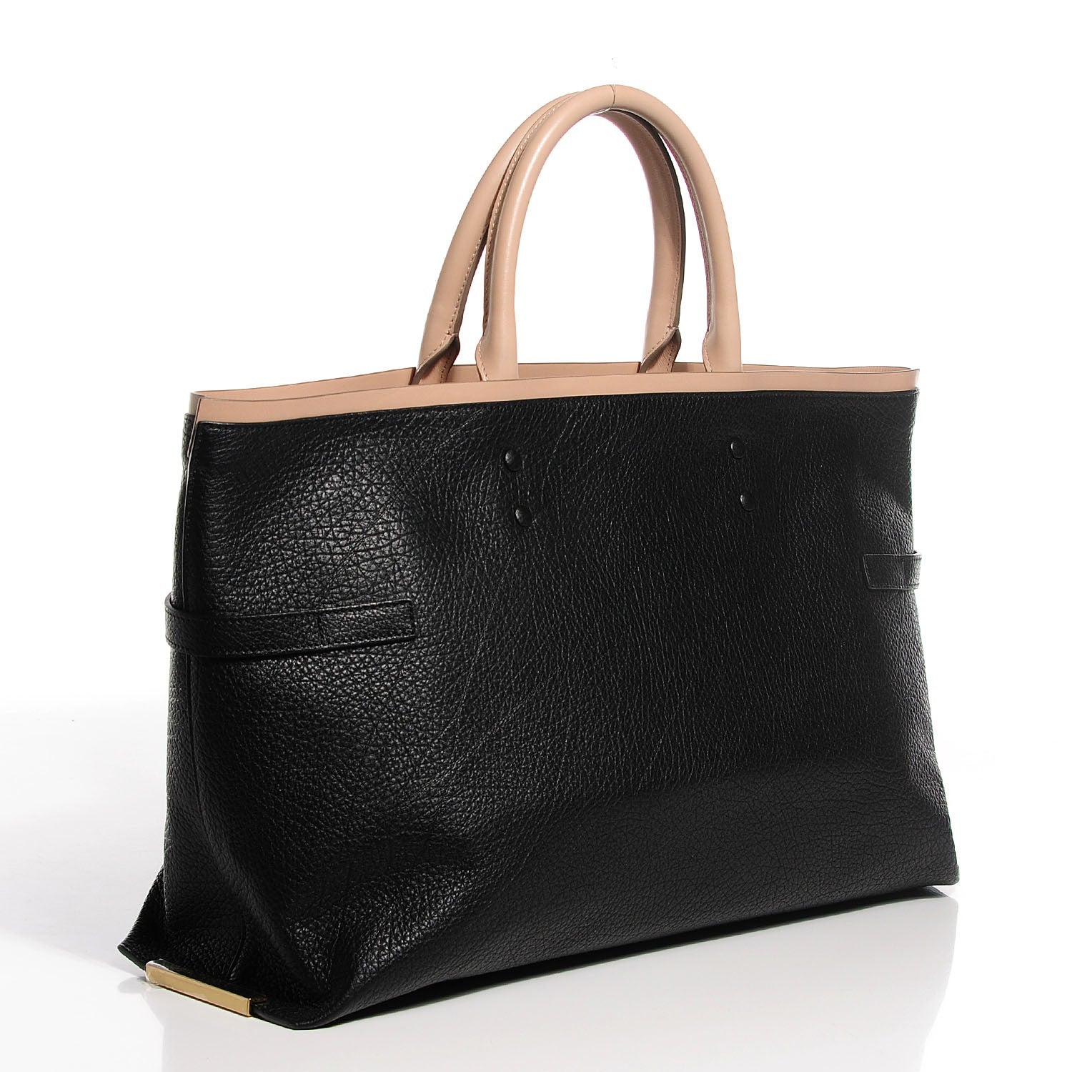 Chloe Grained Lambskin Large Charlotte Tote Black 3 of 9