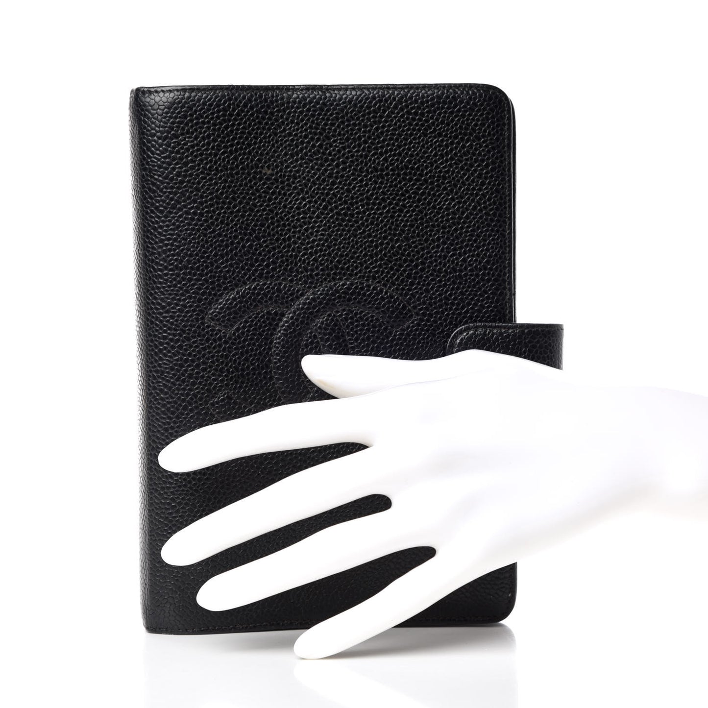 Caviar CC Medium Ring Agenda Planner Black