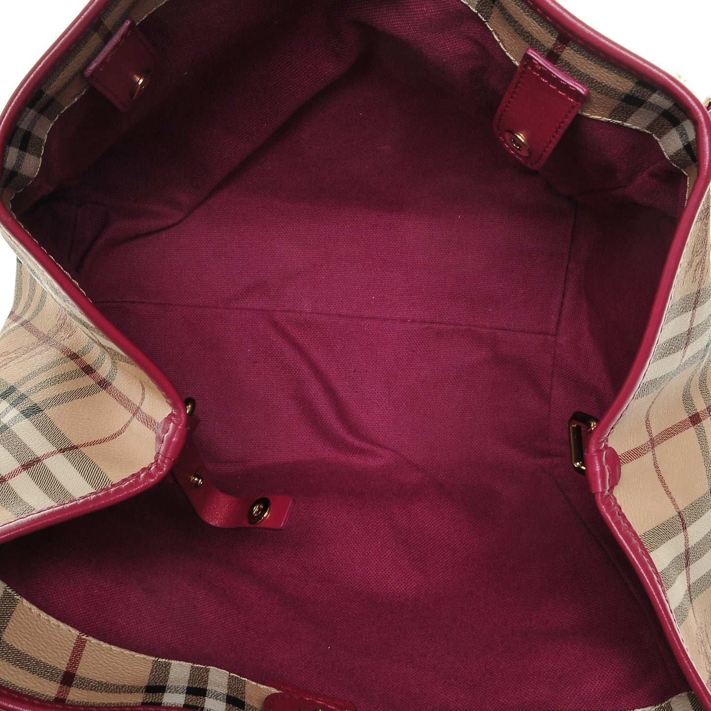Haymarket Check Small Canterbury Tote Magenta