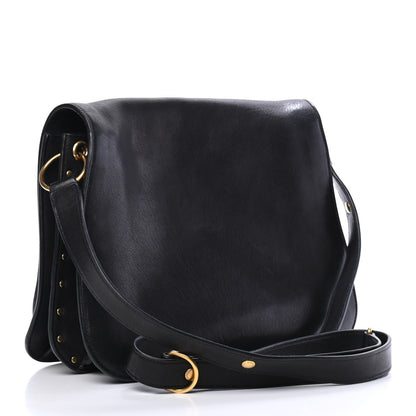 Saint Laurent Lambskin Amalia Flap Shoulder Bag Black 2 of 4