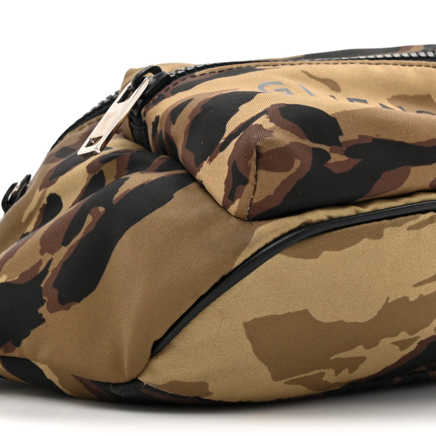 Nylon Logo Belt Bag Camouflage