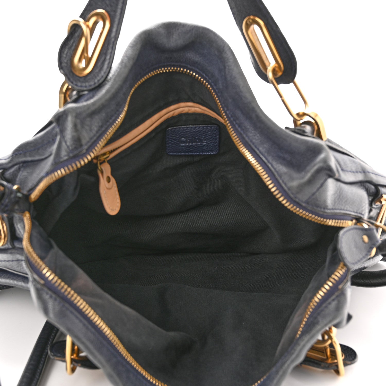 Chloe Calfskin Large Paraty Navy 5 of 14