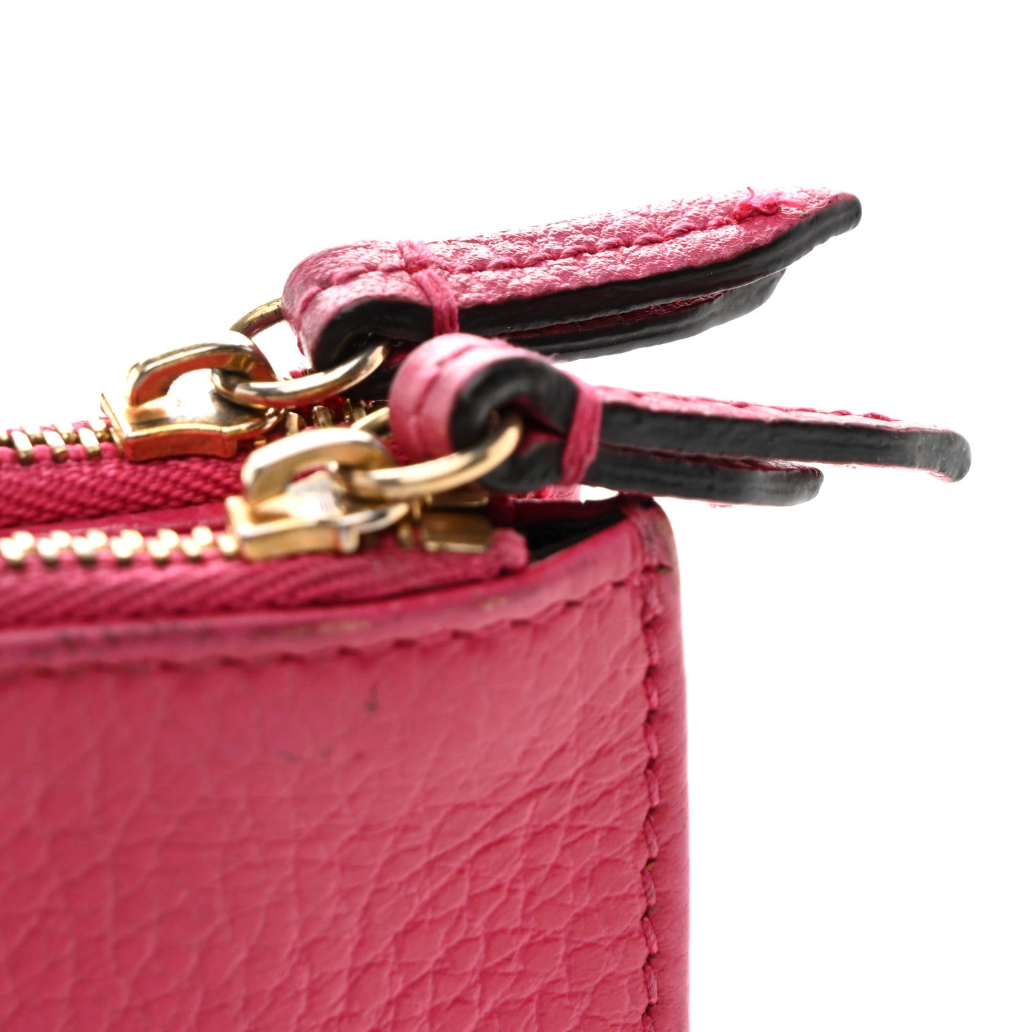 Gucci Dollar Calfskin GG Marmont Compact Wallet Box Pink 10 of 10