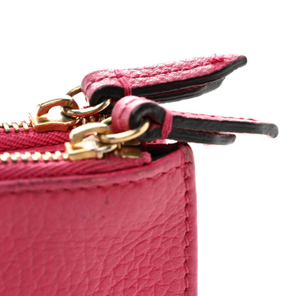 Gucci Dollar Calfskin GG Marmont Compact Wallet Box Pink 10 of 10