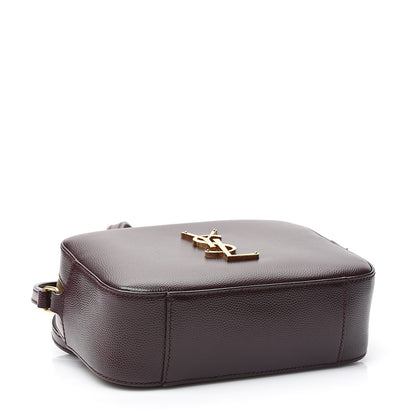 Saint Laurent Grain De Poudre Small Classic Monogram Camera Bag Burgundy 3 of 10