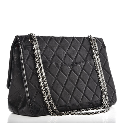 Chanel Aged Calfskin Quilted 2.55 Reissue 227 Flap Black 4 of 9