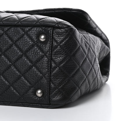 Chanel Calfskin Quilted XXL Travel Flap Bag Black 10 of 10