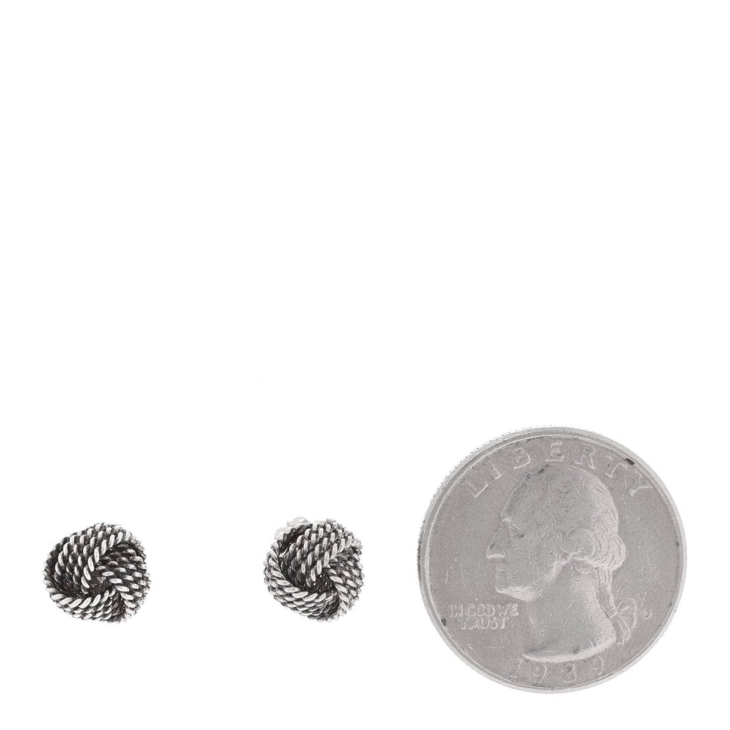 Sterling Silver Twist Knot Earrings